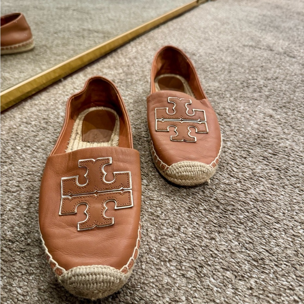 Tory Burch Tan Espadrilles